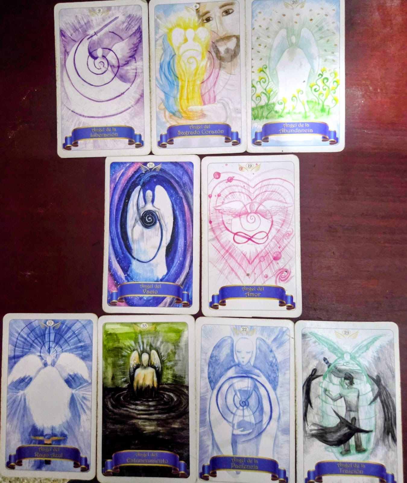 Cartas de oráculo angelical